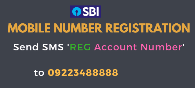 sbi mobile number registration online